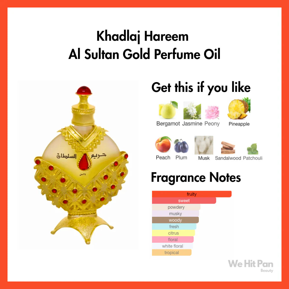 Khadlaj Hareem Al Sultan Gold Concentrated Oil Perfume